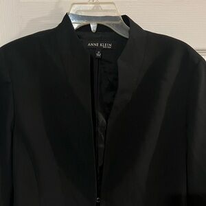 Anne Klein New York women’s blue lined suit jacket size 12